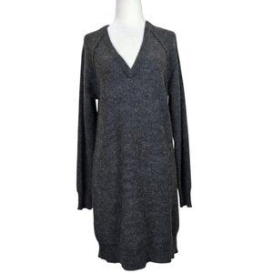 Wilfred Free knit Alpaca blend V neck Mid length Shirt dress